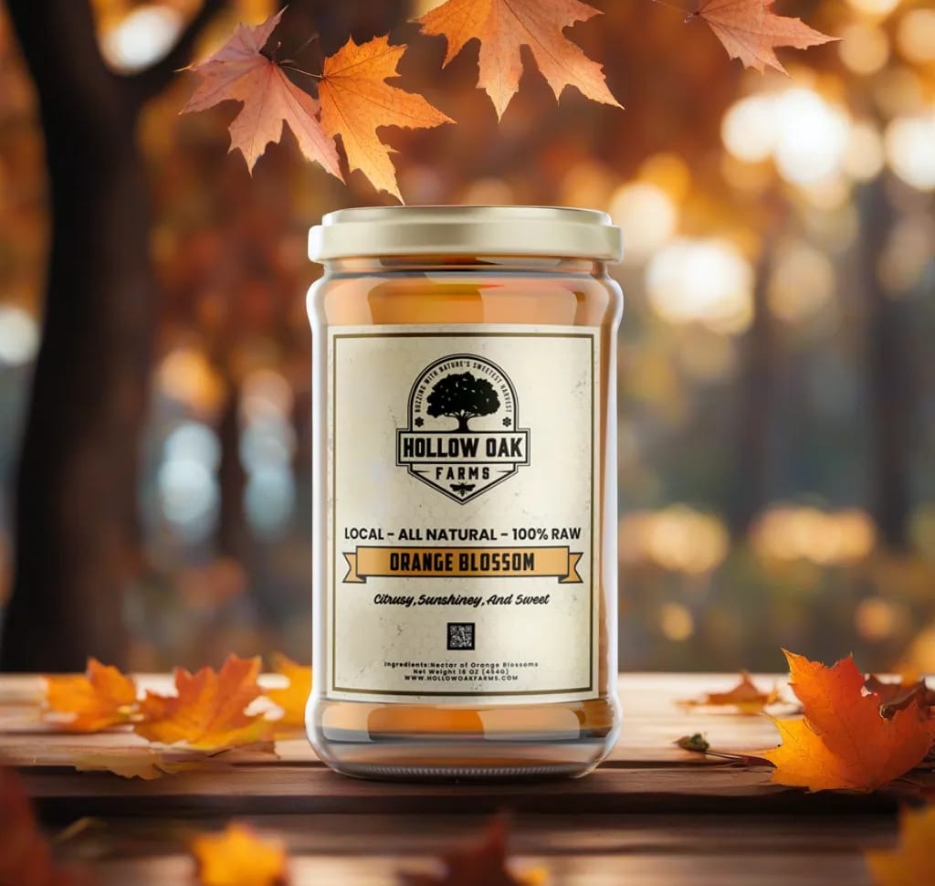 Hollow Oak Farms "Orange Blossom Honey"